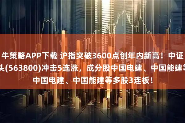 牛策略APP下载 沪指突破3600点创年内新高！中证A500ETF龙头(563800)冲击5连涨，成分股中国电建、中国能建等多股3连板！